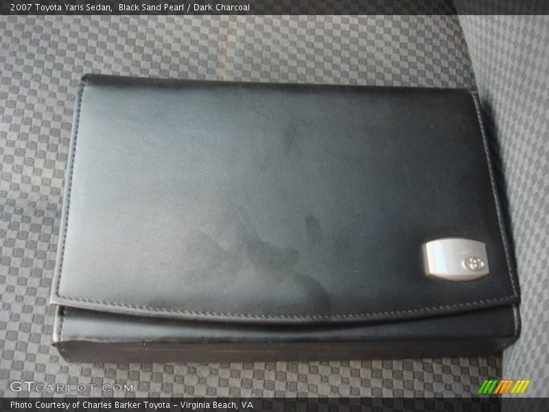 Black Sand Pearl / Dark Charcoal 2007 Toyota Yaris Sedan