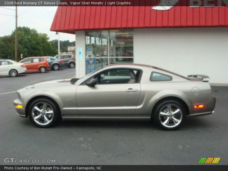 Vapor Silver Metallic / Light Graphite 2008 Ford Mustang GT Deluxe Coupe