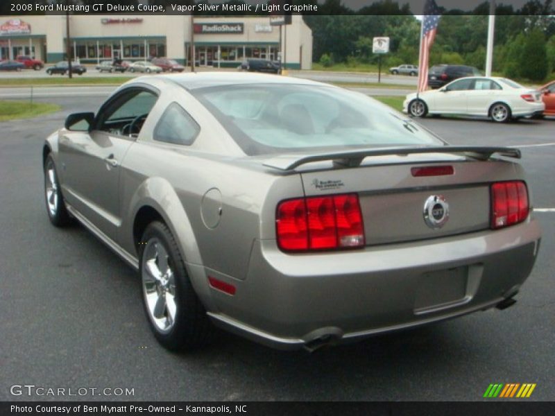 Vapor Silver Metallic / Light Graphite 2008 Ford Mustang GT Deluxe Coupe