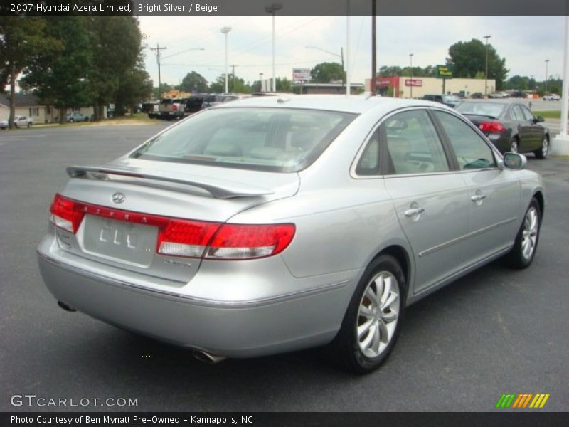 Bright Silver / Beige 2007 Hyundai Azera Limited
