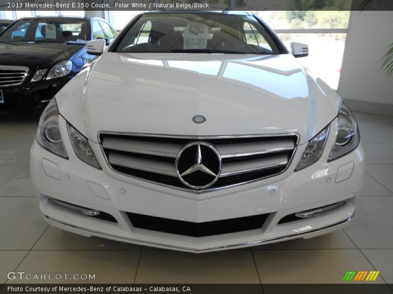 Polar White / Natural Beige/Black 2013 Mercedes-Benz E 350 Coupe