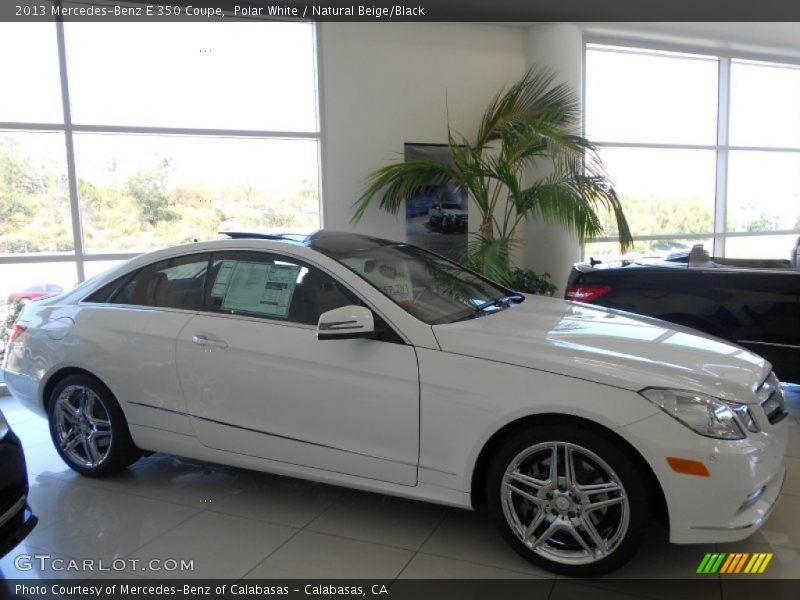 Polar White / Natural Beige/Black 2013 Mercedes-Benz E 350 Coupe