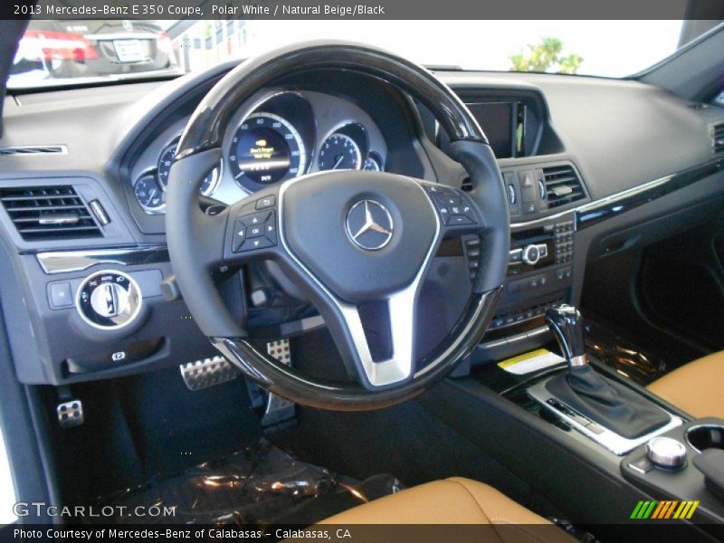 Polar White / Natural Beige/Black 2013 Mercedes-Benz E 350 Coupe
