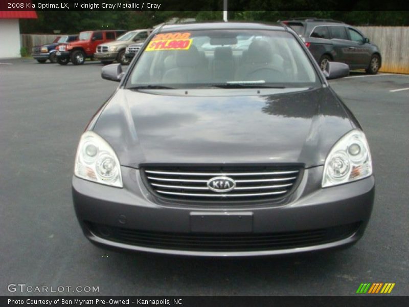 Midnight Gray Metallic / Gray 2008 Kia Optima LX