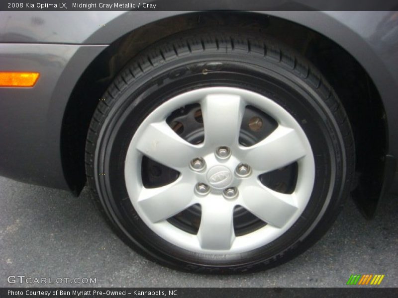 Midnight Gray Metallic / Gray 2008 Kia Optima LX
