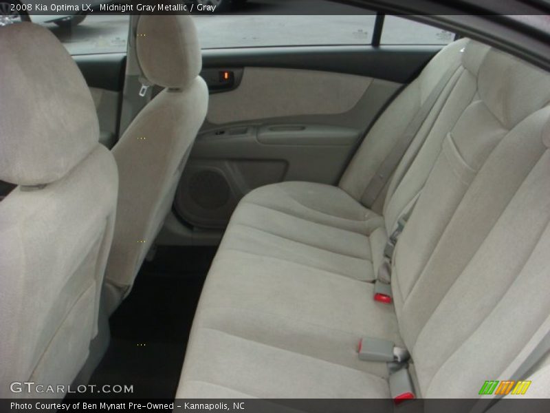 Midnight Gray Metallic / Gray 2008 Kia Optima LX