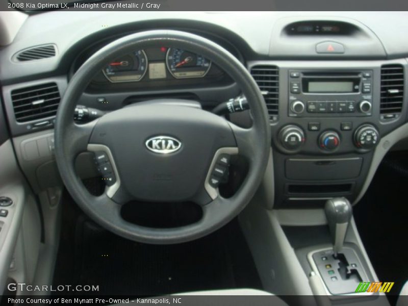 Midnight Gray Metallic / Gray 2008 Kia Optima LX
