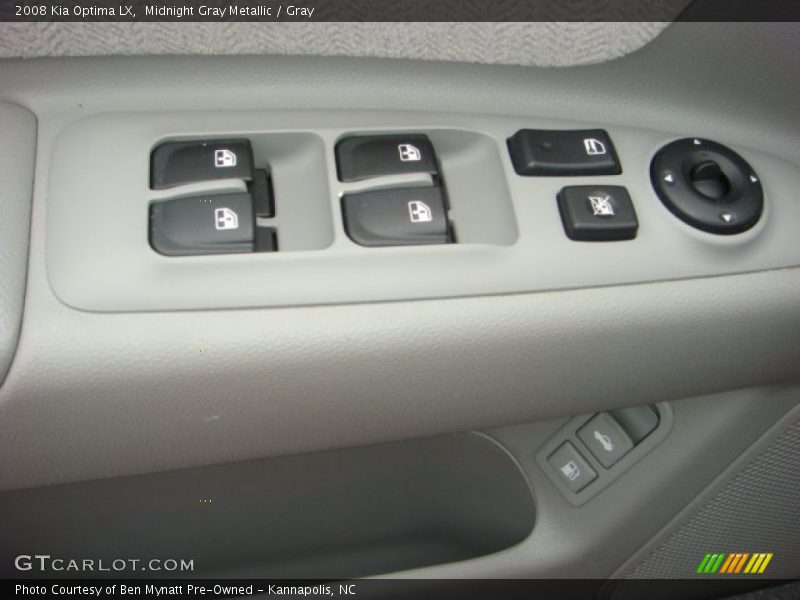 Midnight Gray Metallic / Gray 2008 Kia Optima LX