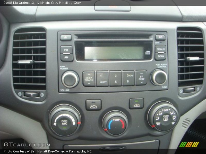Midnight Gray Metallic / Gray 2008 Kia Optima LX