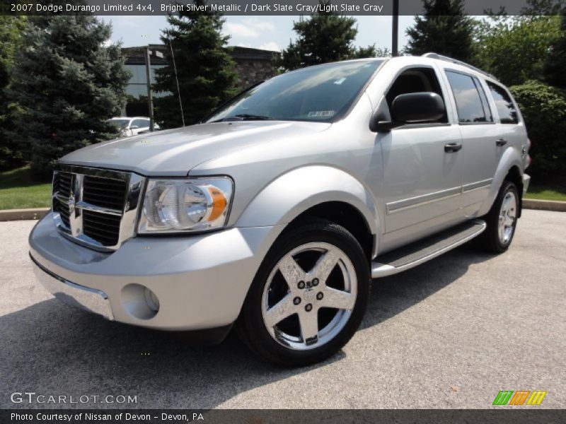Bright Silver Metallic / Dark Slate Gray/Light Slate Gray 2007 Dodge Durango Limited 4x4