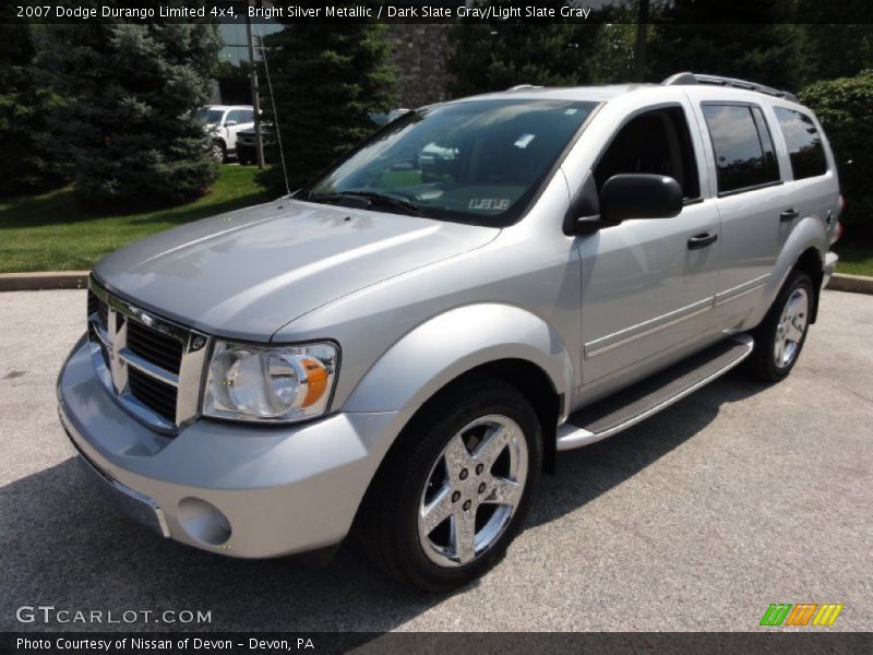 Bright Silver Metallic / Dark Slate Gray/Light Slate Gray 2007 Dodge Durango Limited 4x4