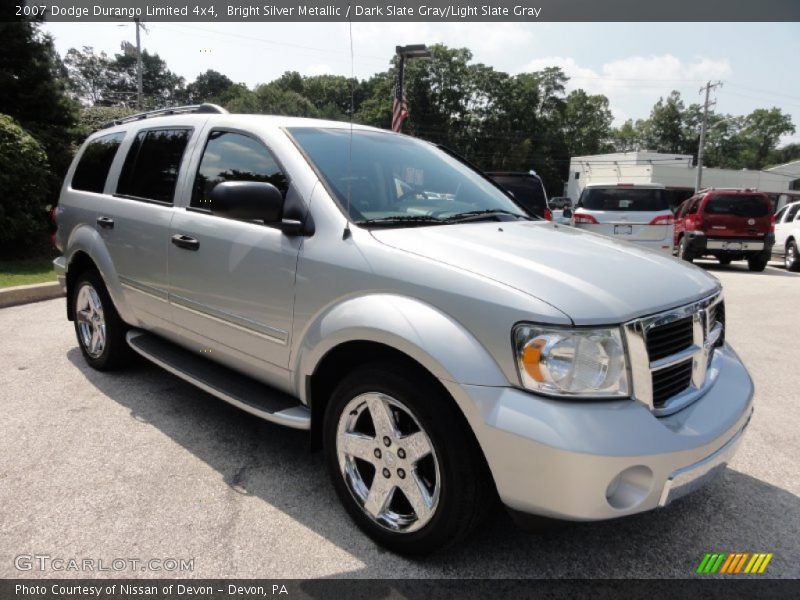 Bright Silver Metallic / Dark Slate Gray/Light Slate Gray 2007 Dodge Durango Limited 4x4
