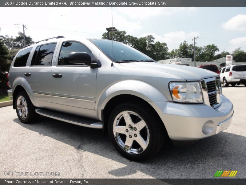 Bright Silver Metallic / Dark Slate Gray/Light Slate Gray 2007 Dodge Durango Limited 4x4