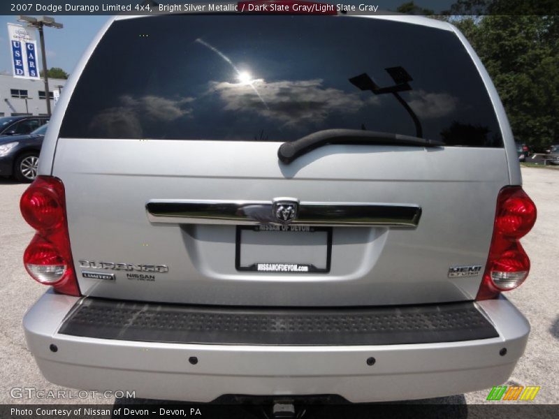 Bright Silver Metallic / Dark Slate Gray/Light Slate Gray 2007 Dodge Durango Limited 4x4