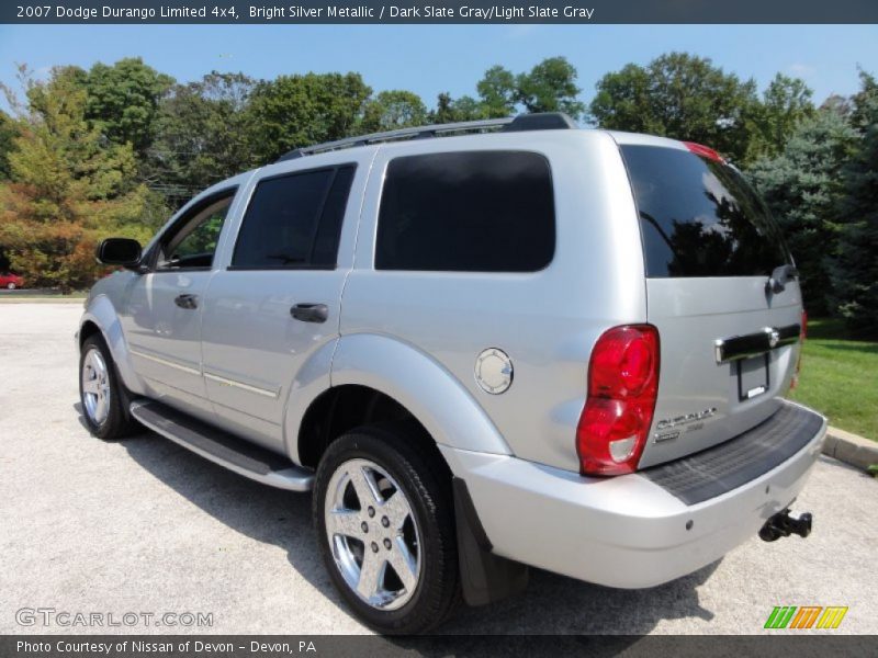 Bright Silver Metallic / Dark Slate Gray/Light Slate Gray 2007 Dodge Durango Limited 4x4
