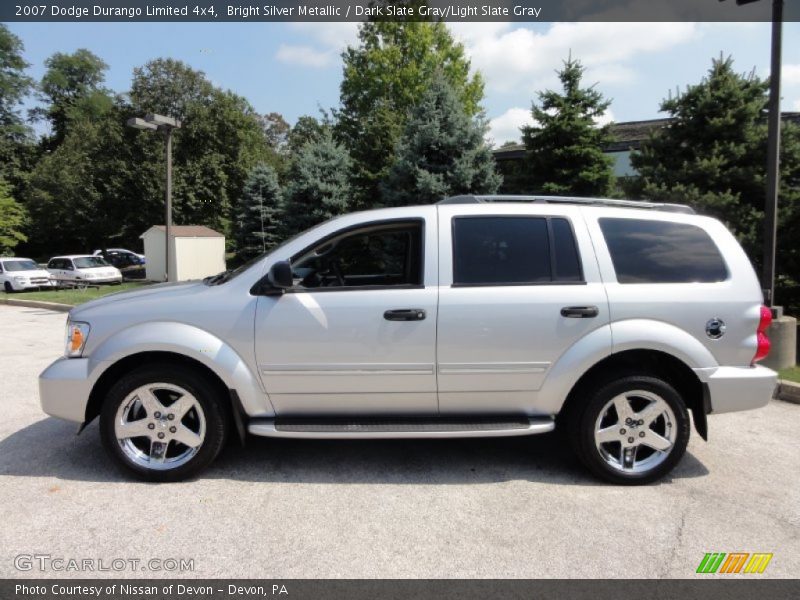 Bright Silver Metallic / Dark Slate Gray/Light Slate Gray 2007 Dodge Durango Limited 4x4