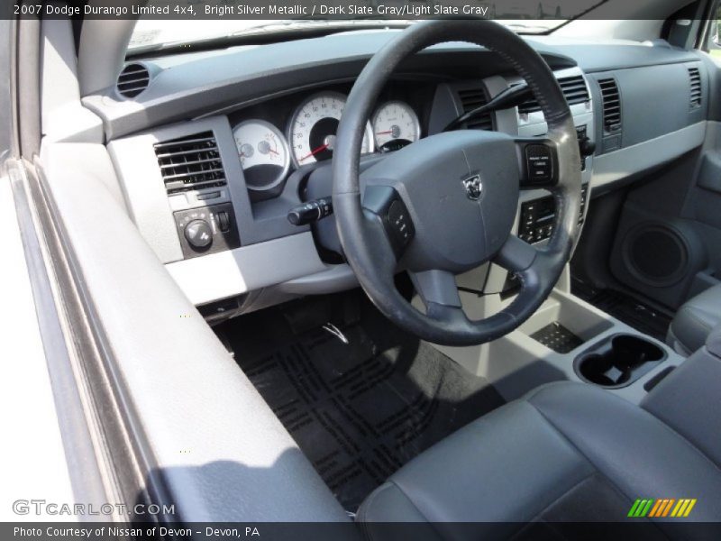 Bright Silver Metallic / Dark Slate Gray/Light Slate Gray 2007 Dodge Durango Limited 4x4