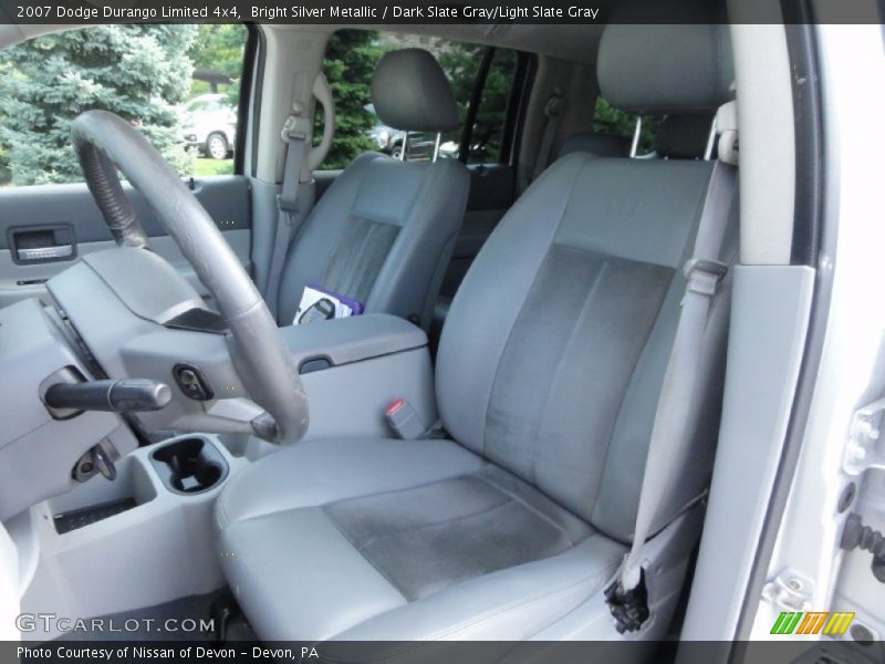 Bright Silver Metallic / Dark Slate Gray/Light Slate Gray 2007 Dodge Durango Limited 4x4