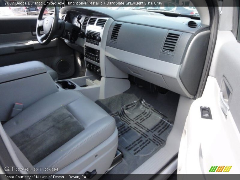 Bright Silver Metallic / Dark Slate Gray/Light Slate Gray 2007 Dodge Durango Limited 4x4