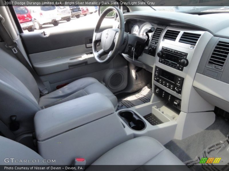 Bright Silver Metallic / Dark Slate Gray/Light Slate Gray 2007 Dodge Durango Limited 4x4