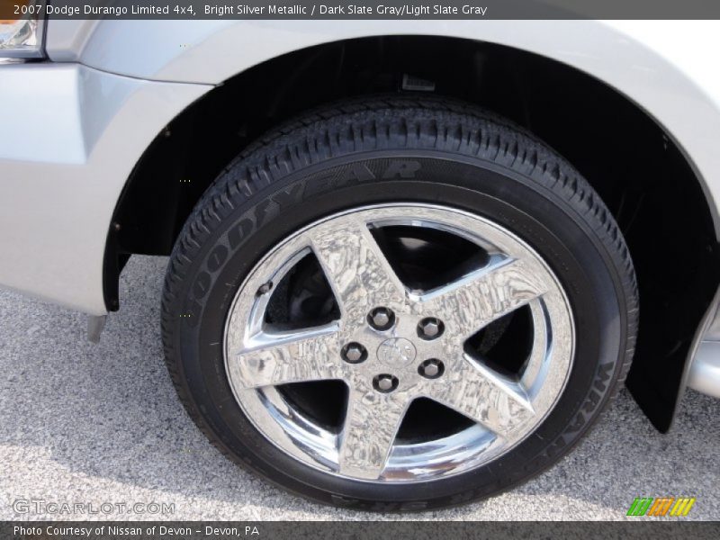 Bright Silver Metallic / Dark Slate Gray/Light Slate Gray 2007 Dodge Durango Limited 4x4