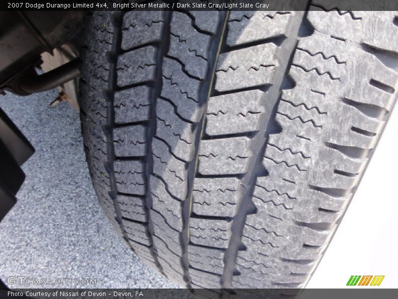 Bright Silver Metallic / Dark Slate Gray/Light Slate Gray 2007 Dodge Durango Limited 4x4