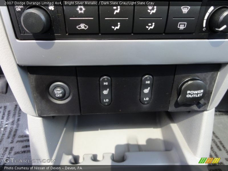 Bright Silver Metallic / Dark Slate Gray/Light Slate Gray 2007 Dodge Durango Limited 4x4