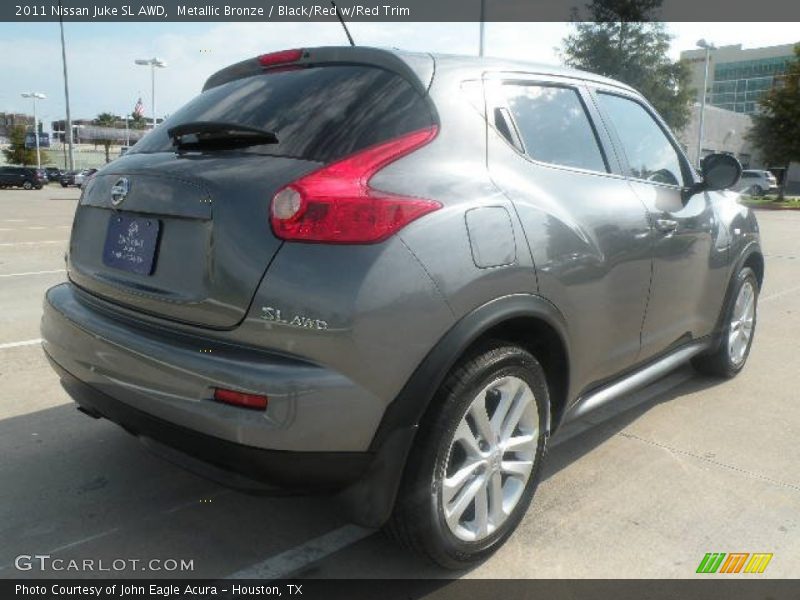 Metallic Bronze / Black/Red w/Red Trim 2011 Nissan Juke SL AWD