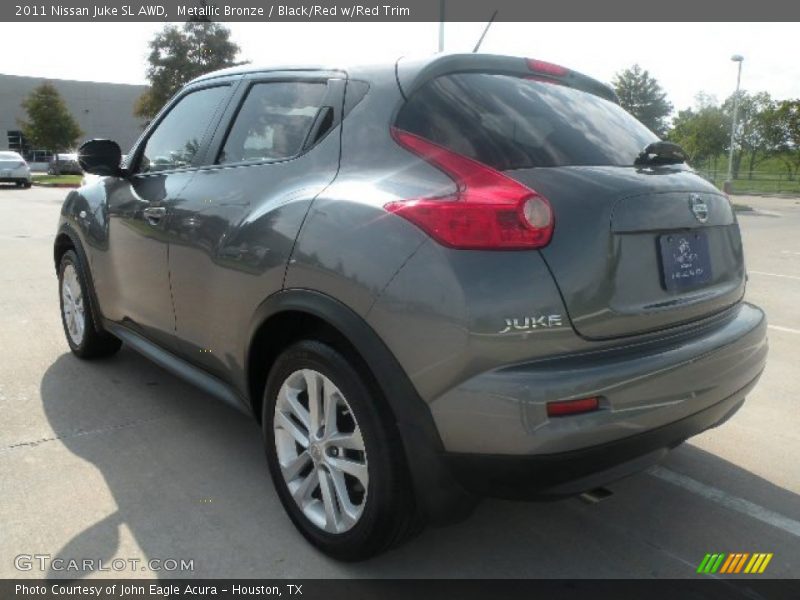 Metallic Bronze / Black/Red w/Red Trim 2011 Nissan Juke SL AWD