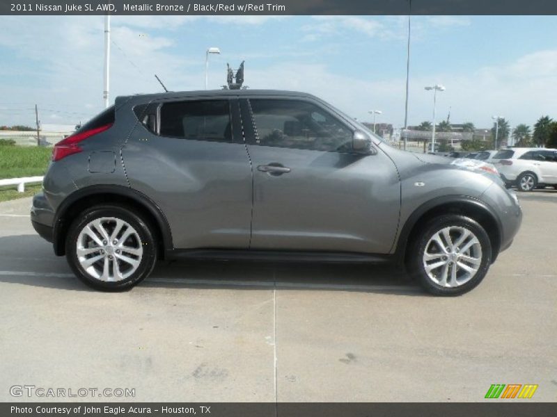 Metallic Bronze / Black/Red w/Red Trim 2011 Nissan Juke SL AWD