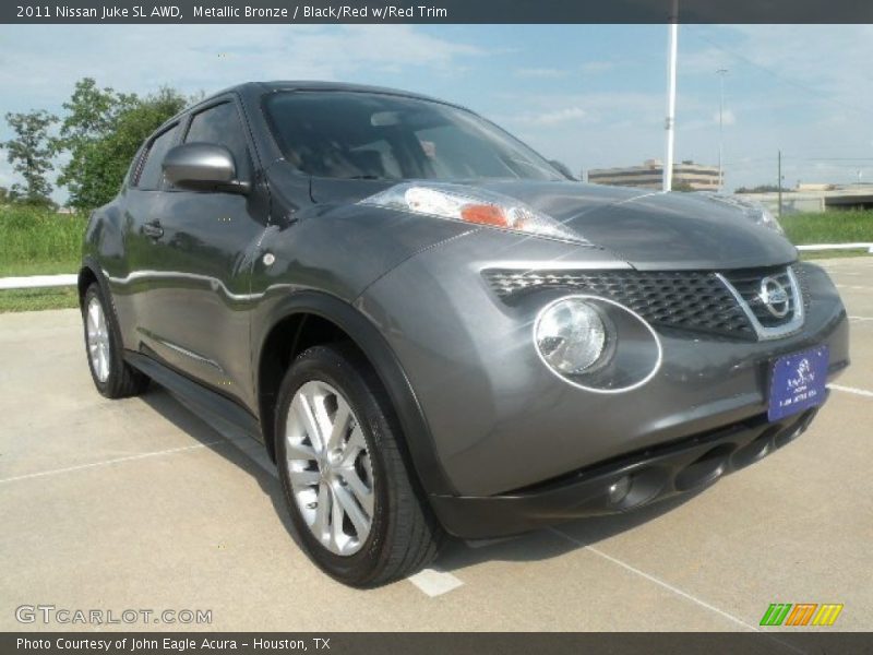 Metallic Bronze / Black/Red w/Red Trim 2011 Nissan Juke SL AWD