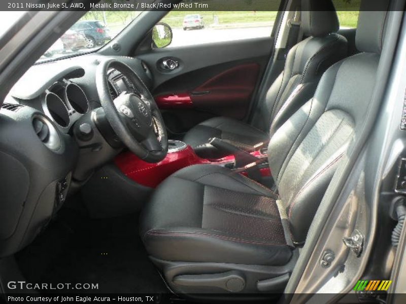 Metallic Bronze / Black/Red w/Red Trim 2011 Nissan Juke SL AWD