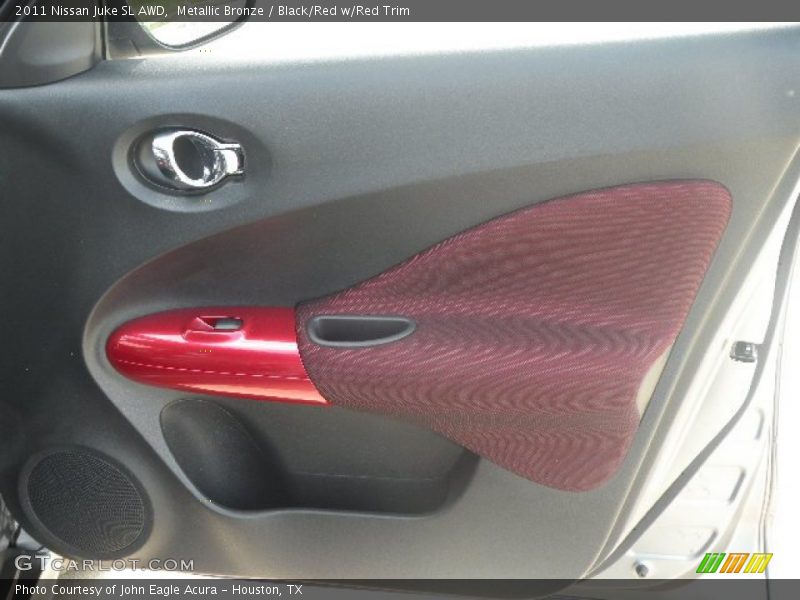 Metallic Bronze / Black/Red w/Red Trim 2011 Nissan Juke SL AWD