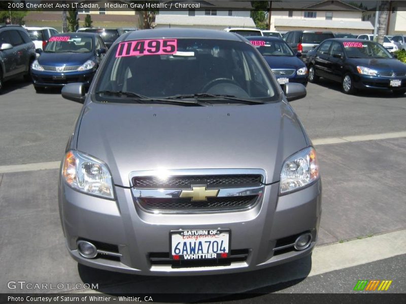 Medium Gray Metallic / Charcoal 2008 Chevrolet Aveo LT Sedan