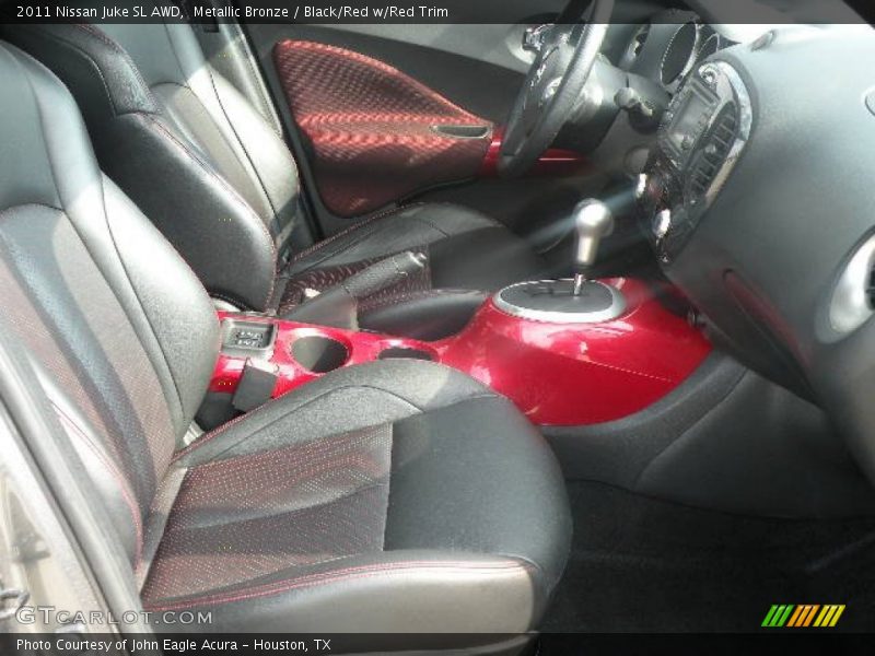 Metallic Bronze / Black/Red w/Red Trim 2011 Nissan Juke SL AWD