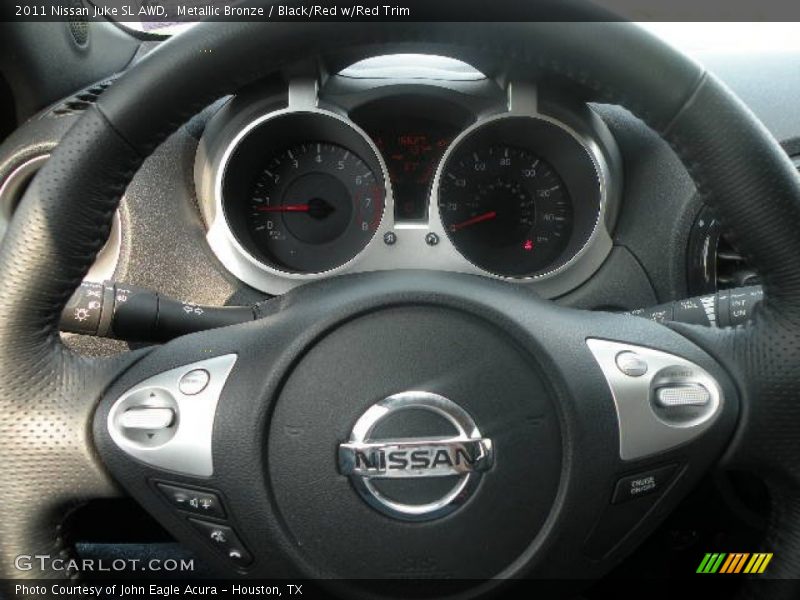 Metallic Bronze / Black/Red w/Red Trim 2011 Nissan Juke SL AWD
