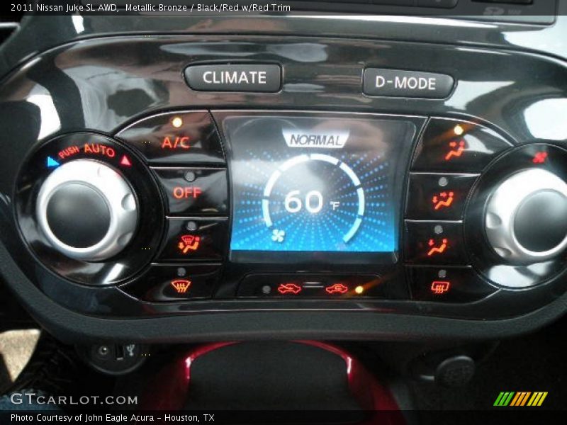 Metallic Bronze / Black/Red w/Red Trim 2011 Nissan Juke SL AWD
