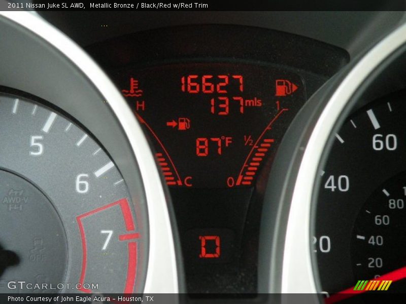Metallic Bronze / Black/Red w/Red Trim 2011 Nissan Juke SL AWD