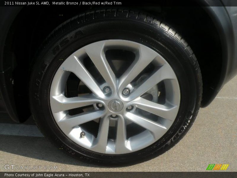 Metallic Bronze / Black/Red w/Red Trim 2011 Nissan Juke SL AWD