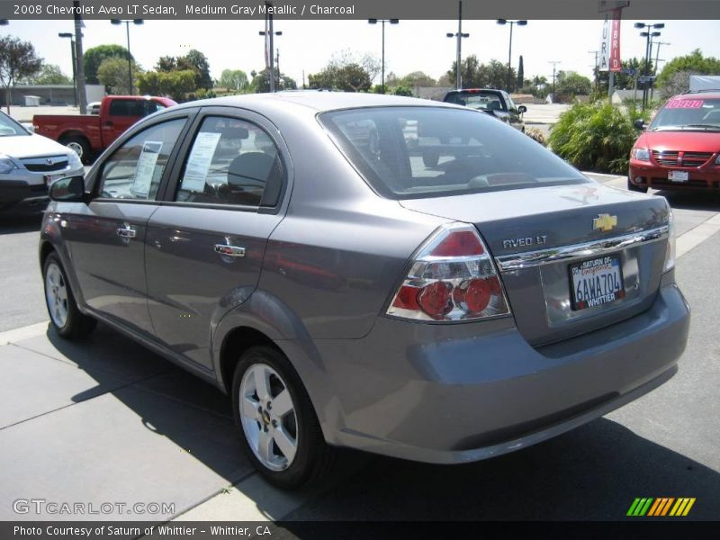 Medium Gray Metallic / Charcoal 2008 Chevrolet Aveo LT Sedan