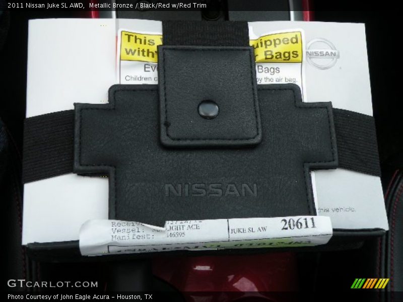 Metallic Bronze / Black/Red w/Red Trim 2011 Nissan Juke SL AWD