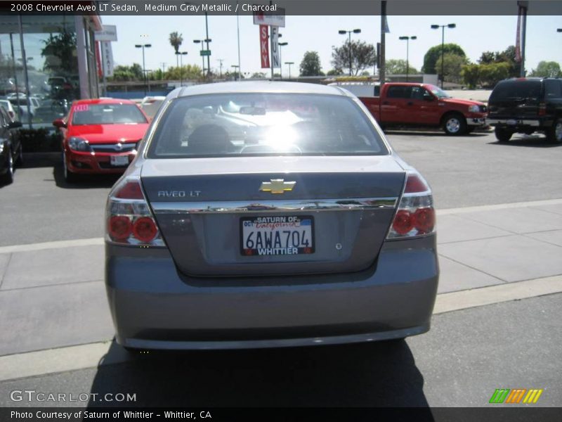 Medium Gray Metallic / Charcoal 2008 Chevrolet Aveo LT Sedan