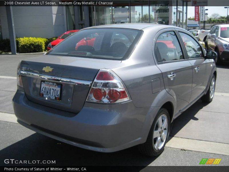 Medium Gray Metallic / Charcoal 2008 Chevrolet Aveo LT Sedan