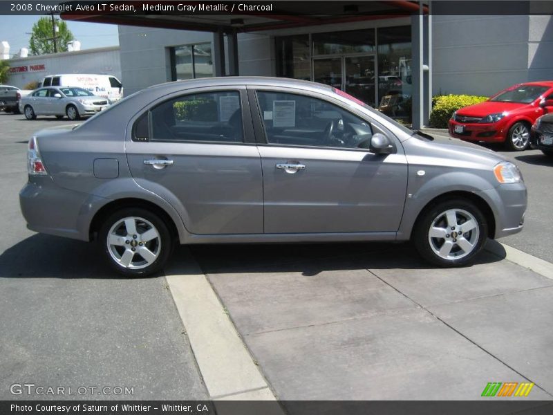 Medium Gray Metallic / Charcoal 2008 Chevrolet Aveo LT Sedan