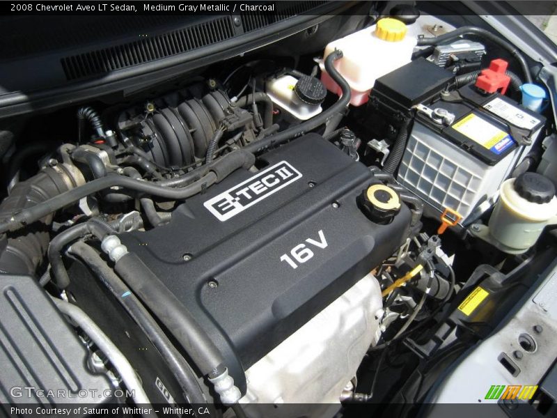 Medium Gray Metallic / Charcoal 2008 Chevrolet Aveo LT Sedan