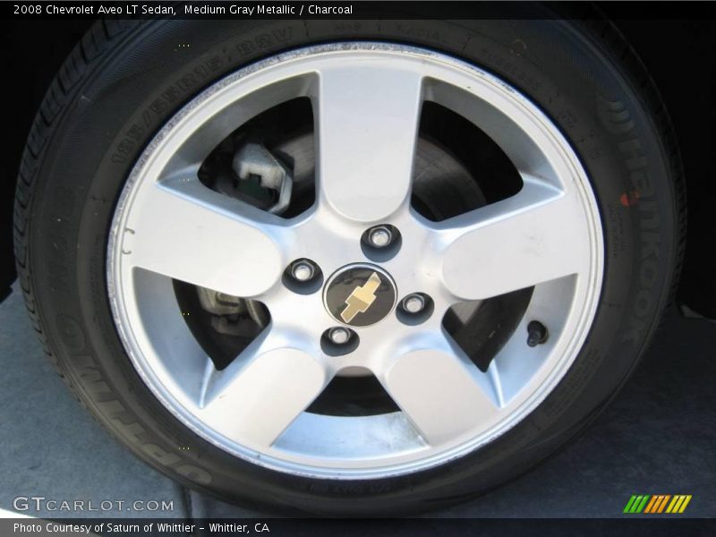 Medium Gray Metallic / Charcoal 2008 Chevrolet Aveo LT Sedan