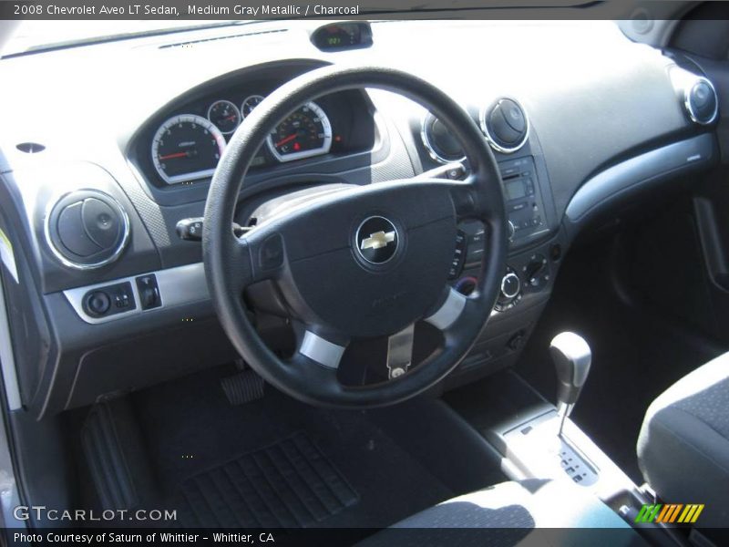 Medium Gray Metallic / Charcoal 2008 Chevrolet Aveo LT Sedan