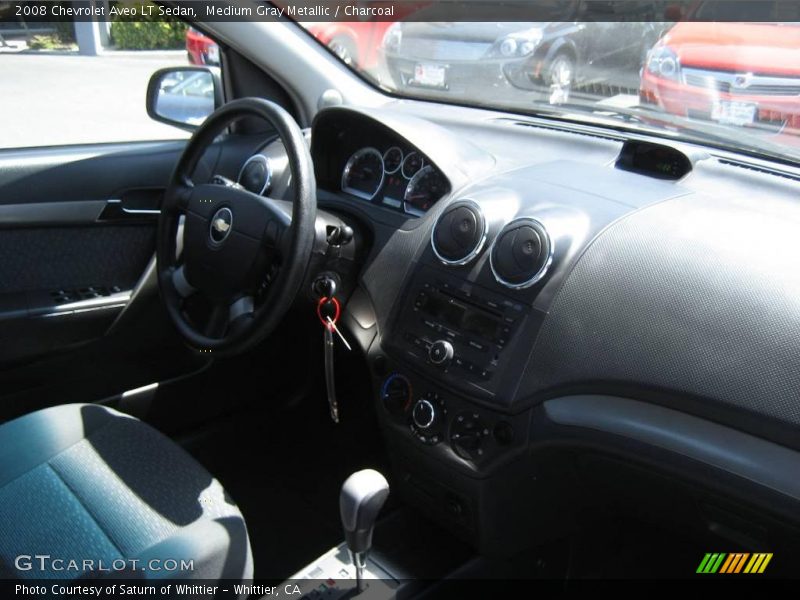 Medium Gray Metallic / Charcoal 2008 Chevrolet Aveo LT Sedan