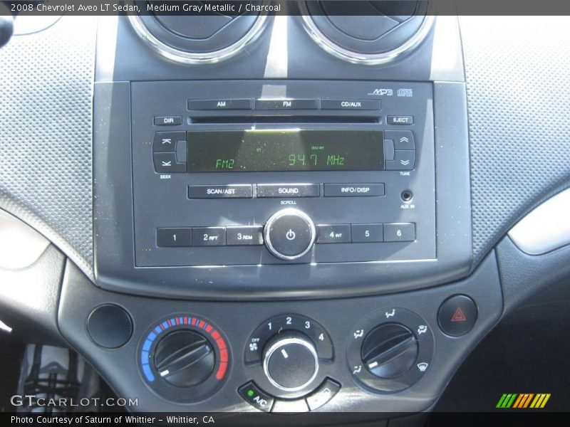 Medium Gray Metallic / Charcoal 2008 Chevrolet Aveo LT Sedan