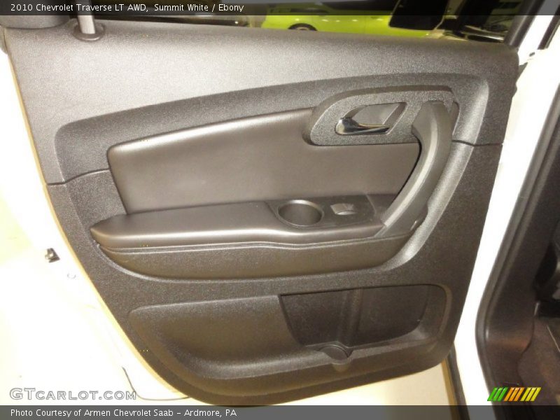 Summit White / Ebony 2010 Chevrolet Traverse LT AWD